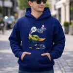 Baby Yoda Los Angeles Dodgers Baseball Force Use 2 Hoodie.jpg