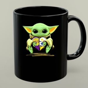 Baby Yoda Los Angeles Lakers Steelers Football Basketball 1 mug.jpg
