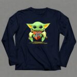 Baby Yoda Love Ohio State Buckeyes 9 Long Sleeves.jpg