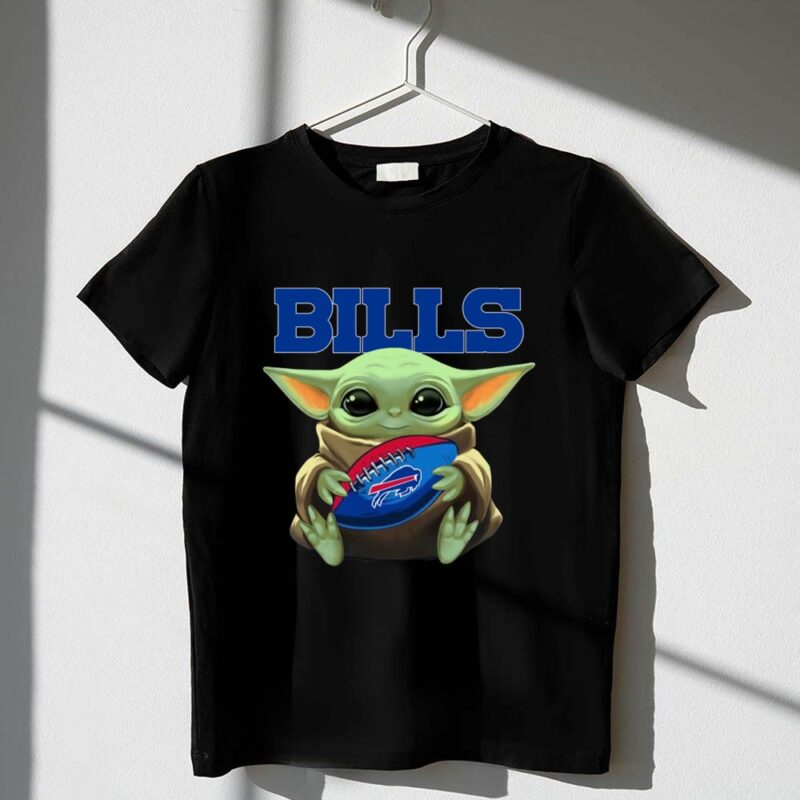 Baby Yoda Loves The Buffalo Bills Star Wars 1 T Shirt.jpg