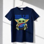 Baby Yoda Loves The Buffalo Bills Star Wars 6 T Shirt.jpg