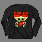 Baby Yoda Loves The Cleveland Browns Star Wars 4 Long Sleeves.jpg