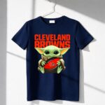 Baby Yoda Loves The Cleveland Browns Star Wars 6 T Shirt.jpg
