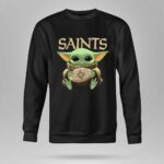 Baby Yoda Loves The New Orleans Saints Star Wars 8 Sweatshirt.jpg