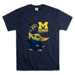 Baby Yoda Michigan Wolverines Football Fan Gear Featuring Iconic Team Spirit 9 T Shirt 2.jpg