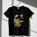 Baby Yoda New Orleans Saints Football Star Wars Collaboration 1 T Shirt.jpg
