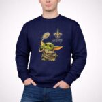 Baby Yoda New Orleans Saints Football Star Wars Collaboration 3 Sweatshirt.jpg