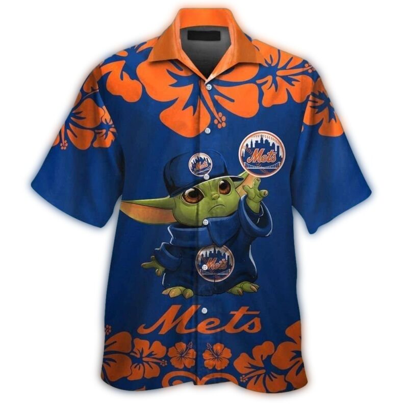 Baby Yoda New York Mets Tropical Hawaiian Shirt 1.jpg