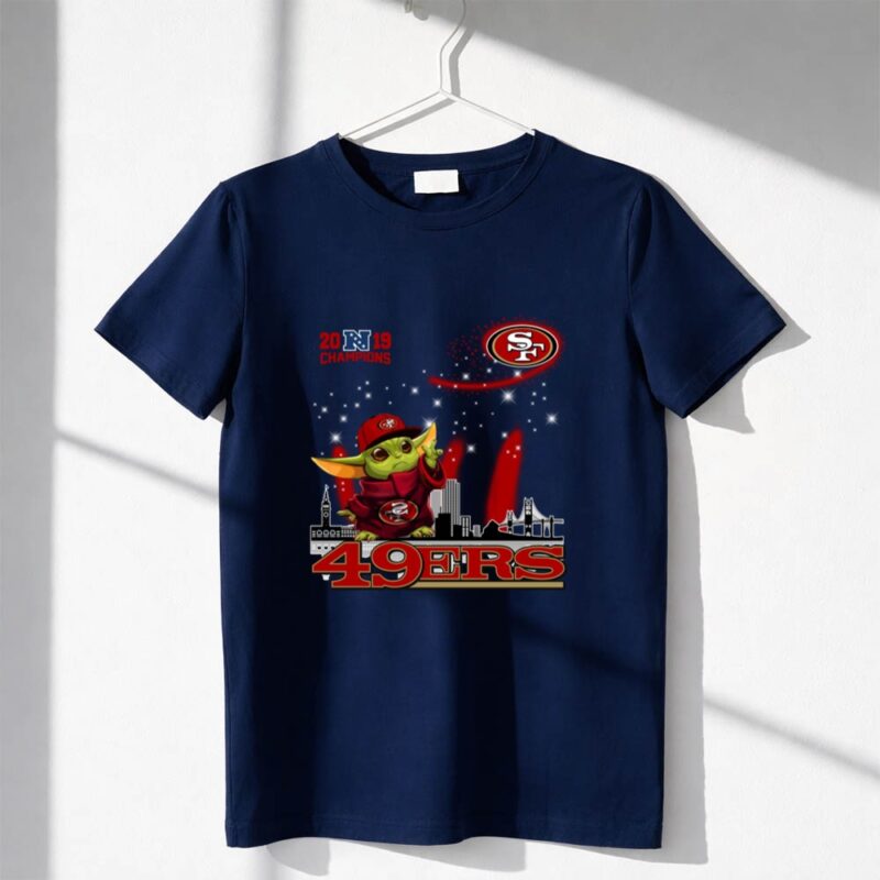 Baby Yoda San Francisco 49Ers City Nfc Champions 2019 2020 1 T Shirt 1