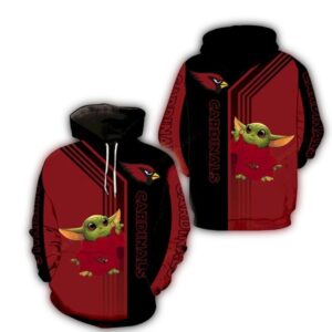 Baby Yoda Star Wars Arizona Cardinals Gift For Sport Fans 3D Hoodie All Over Print 1.jpg