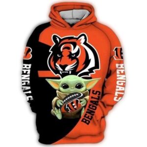 Baby Yoda Star Wars Cincinnati Bengals Tigger 3D Hoodie All Over Print 1.jpg