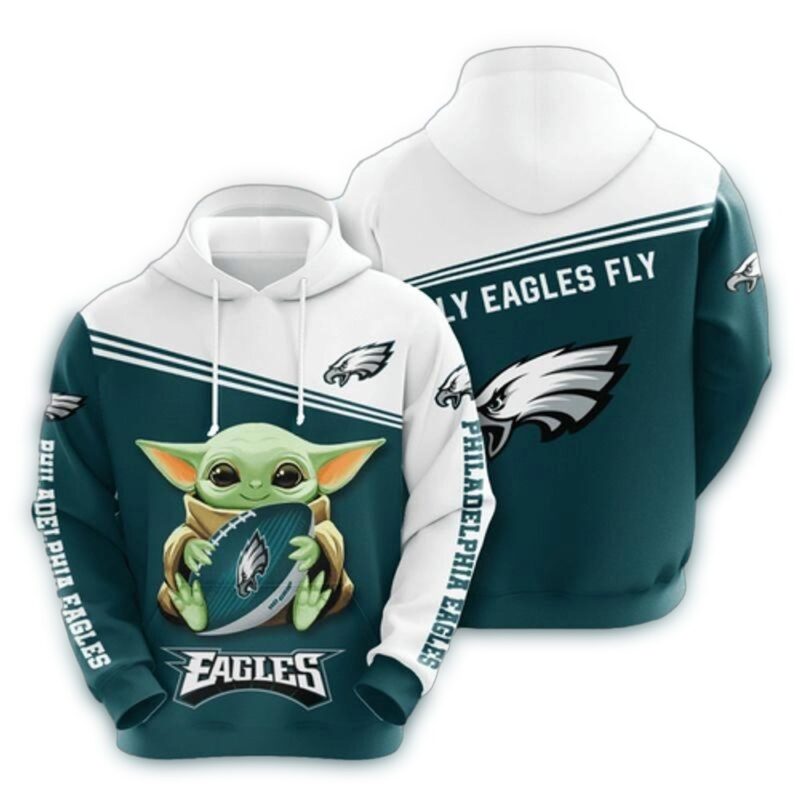 Baby Yoda Star Wars Seattle Seahawks Logo 3D Hoodie All Over Print 1.jpg