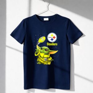 Baby Yoda Steelers Football Star Wars Grogu Pittsburgh Fan Gear Shirt