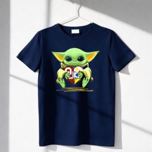 Baby Yoda Steelers Sooners Heart Shirt