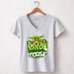 Baby Yoda Stop It Now Goose 9 Womens V Neck.jpg