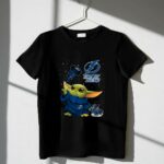 Baby Yoda Tampa Bay Lightning Hockey Fan Art Grogu Jedi Force Skating Puck 1 T Shirt.jpg