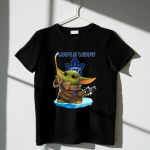 Baby Yoda Toronto Maple Leafs Hockey Star Wars Crossover 1 T Shirt.jpg