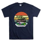 Baby Yoda Yelling At The Table Mountains 70s Sunset Forest 9 T Shirt.jpg