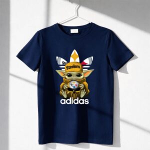 Baby Yoda And Punisher Skull Steelers Star Wars Pittsburgh Football Shirt