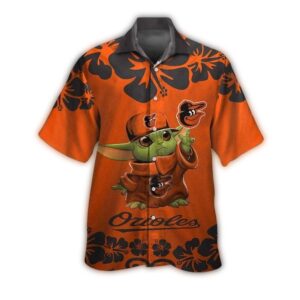 Baltimore Orioles Star Wars Baby Yoda Hawaiian Shirt 1.jpg