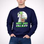 Best-Dad-in-the-Galaxy-with-Yoda-and-Baby-Yoda-3-Sweatshirt