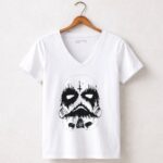 Black20Metal20Stormtrooper20Star20Wars20Helmet 5 Womens V Neck.jpg