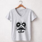 Black20Metal20Stormtrooper20Star20Wars20Helmet 9 Womens V Neck.jpg