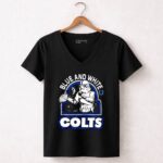 Blue and White Stormtroopers Football Indianapolis Colts 5 Womens V Neck.jpg