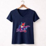 Boba Fett Atlanta Braves 9 Womens V Neck.jpg
