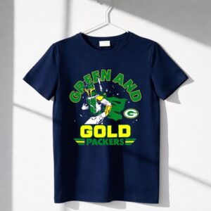 Boba Fett Green And Gold Packers Shirt