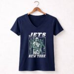 Boba Fett New York Jets Funny 9 Womens V Neck.jpg