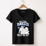 Boba-Fett-and-Yoda-This-Is-The-Way-New-York-Yankees-5-Womens-V-Neck