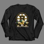 Boston Bruins Baby Yoda Trio Hockey Team Mandalorian Star Wars 4 Long Sleeves.jpg