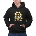 Boston Bruins Baby Yoda Trio Hockey Team Mandalorian Star Wars 7 Hoodie.jpg
