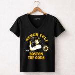 Boston Bruins Han Solo Star Wars Never Tell the Odds 5 Womens V Neck.jpg