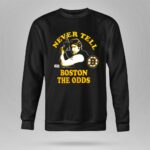 Boston Bruins Han Solo Star Wars Never Tell the Odds 8 Sweatshirt.jpg
