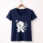 Boston Celtics Star Wars Chewie 1 9 Womens V Neck.jpg
