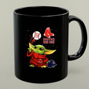 Boston Red Sox Baby Yoda Star Wars Baseball 1 mug 1.jpg