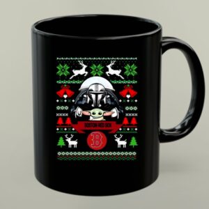 Boston Red Sox Darth Vader Baby Yoda Star Wars Christmas 1 mug 1.jpg