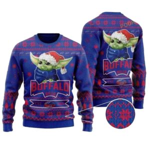 Buffalo Bills Baby Yoda With Santa Hat Funny Ugly Sweater 1.jpg