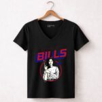 Buffalo Bills Princess Leia Star Wars 5 Womens V Neck.jpg