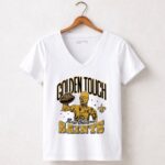C 3PO Star Wars X New Orleans Saints Golden Touch 5 Womens V Neck.jpg