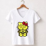 C3 PO Hello Kitty Star Wars Funny 5 Womens V Neck.jpg