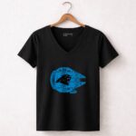 Carolina Panthers The Millennium Falcon Star Wars 5 Womens V Neck.jpg