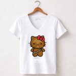 Chewbacca Hello Kitty Star Wars 5 Womens V Neck.jpg