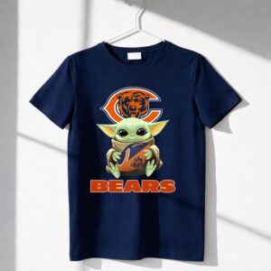 Chicago Bears Baby Yoda Football Fan Gear Shirt