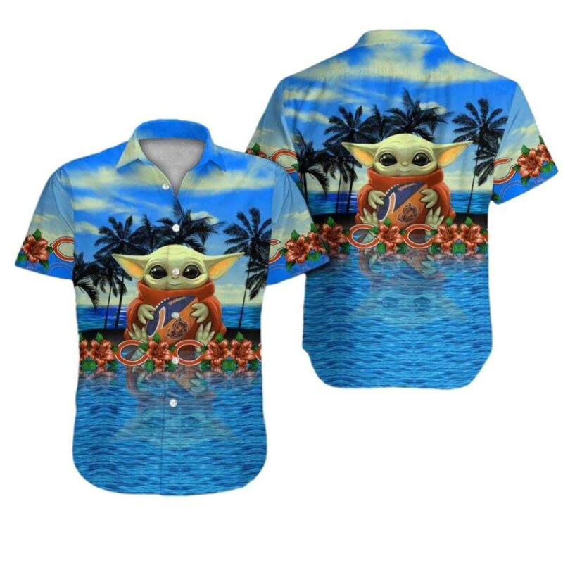 Chicago Bears Baby Yoda Hug Ball Tropical Hawaiian Shirt 1.jpg