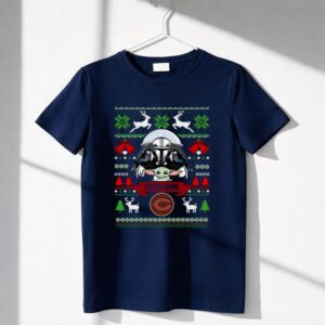 Chicago Bears Darth Vader Baby Yoda Star Wars Christmas Shirt