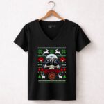 Chicago-Bears-Darth-Vader-Baby-Yoda-Star-Wars-Christmas-5-Womens-V-Neck
