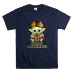 Chicago Blackhawks Baby Yoda Holding Blackhawks 9 T Shirt.jpg